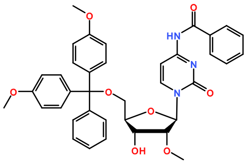 (image for) MC080624 N4-Benzoyl-5'-O-(4,4'-dimethoxytrityl)-2'-O-methycytidine
